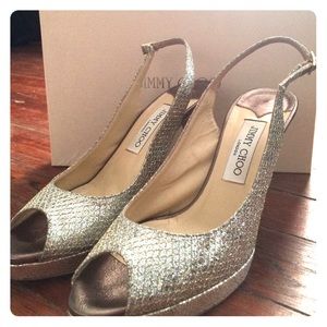 Jimmy Choo heels.