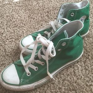 Green High Top Converse