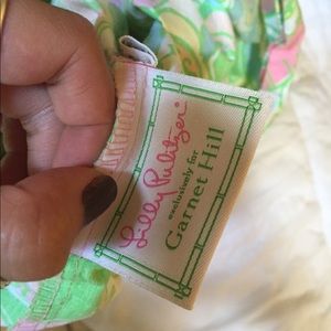 Lilly Pulitzer size queen duvet multi chin chin
