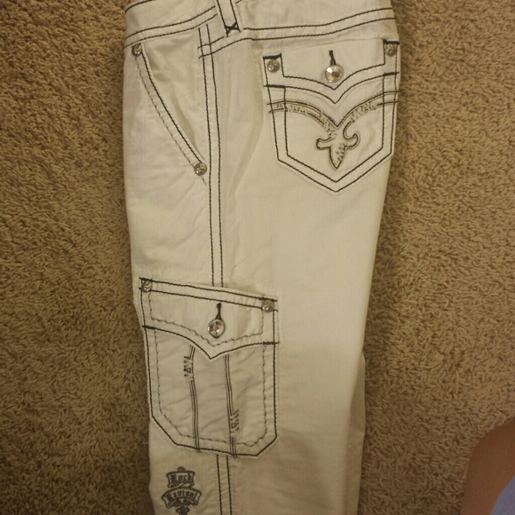 Rock Revival Capri white with black stitching - Picture 3 of 4