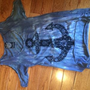 Crash & Burn anchor tee