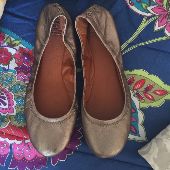 Lucky Brand Metallic Bronze Flats
