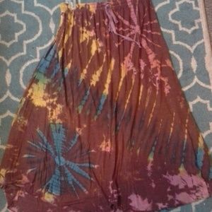 Fall Festival hippie skirt