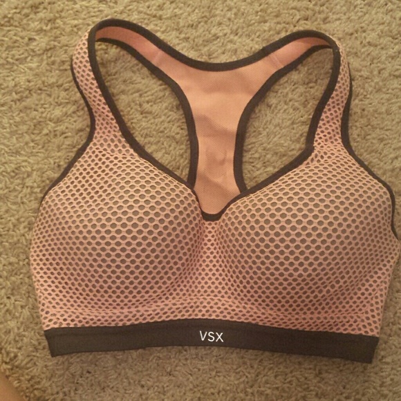 Victoria's Secret Other - Victoria Secret sports bra. Coral/grey 32D
