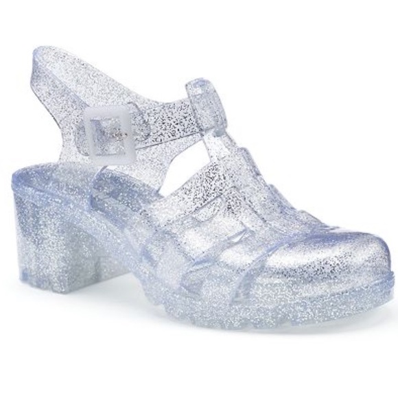 Jelly heel sandals!! 👡