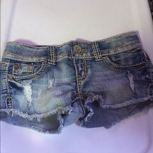 Almost famous jean shorts