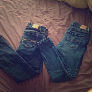 Lot of 2 Abercrombie and Fitch jeans