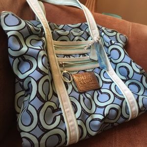 🔴SOLD🔴COACH Blue Poppy Tote 🌴 NWOT