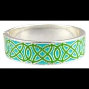 Stella & Dot Eleanor bangle - green