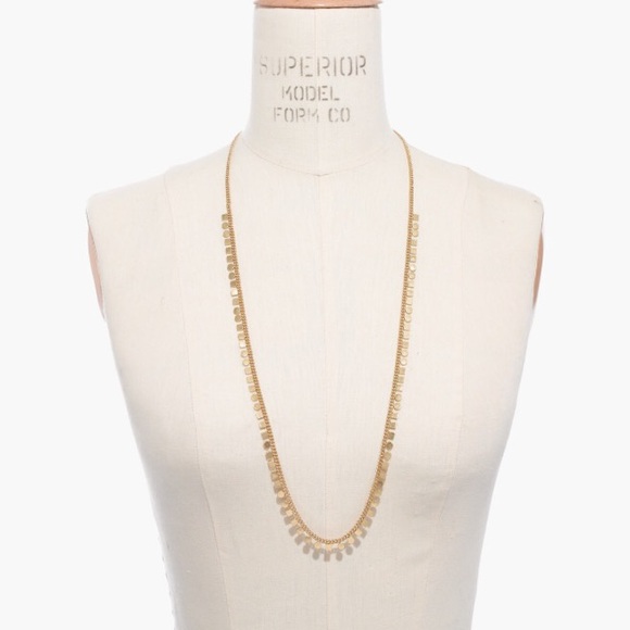 Madewell gold geometric necklace
