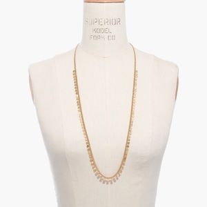 Madewell gold geometric necklace