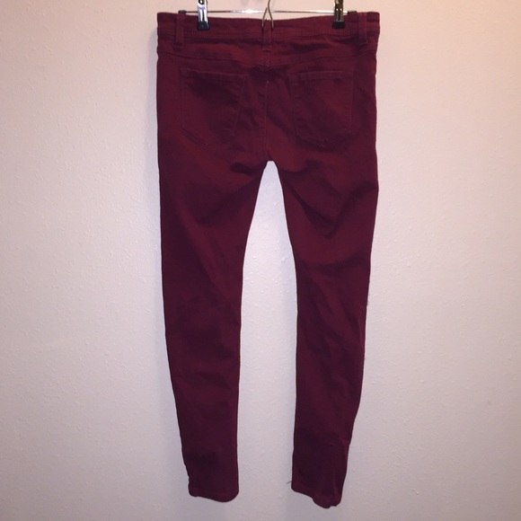 🍁Dark Red Jeggings - Picture 2 of 2