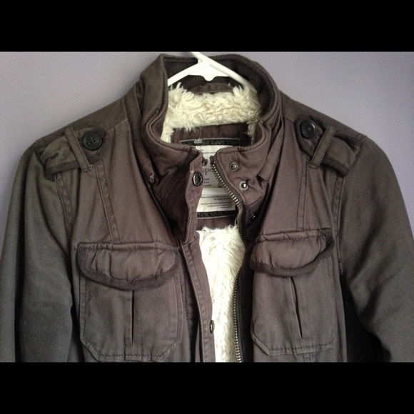 🚫sold via vinted🚫Military green coat - Picture 3 of 4