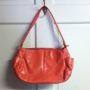 HOBO International Handbag coral leather
