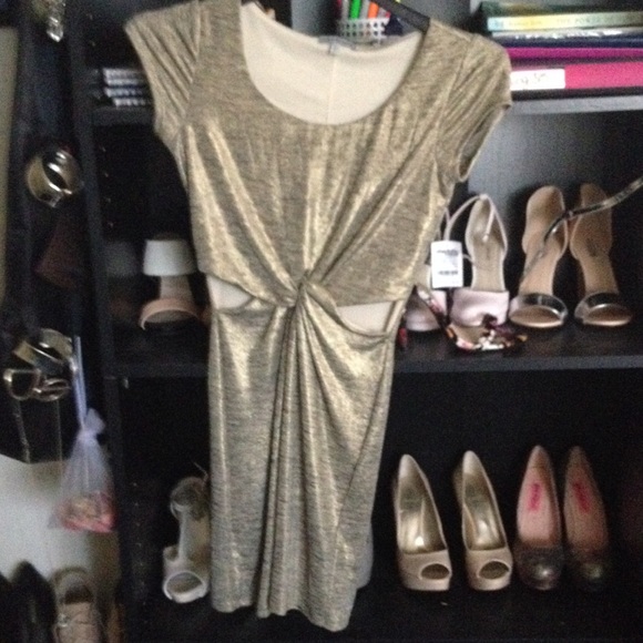 Gold Shiny Dress