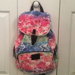 Victoria's Secret floral backpack!