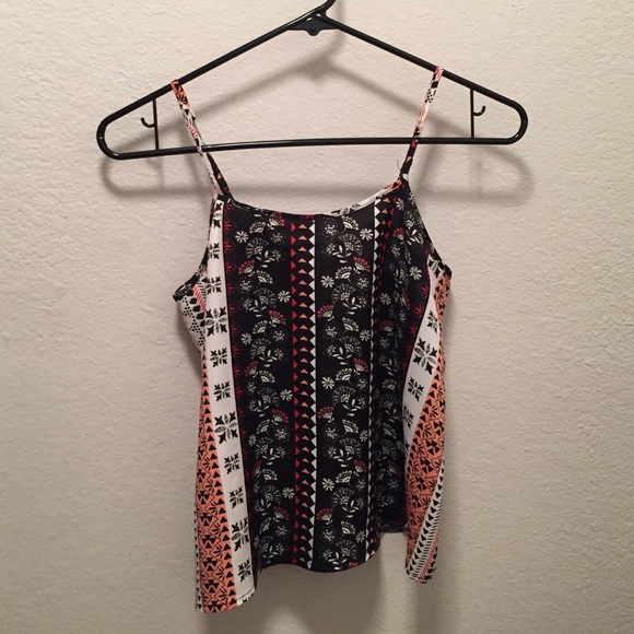 Patterned silk cami - Picture 1 of 3