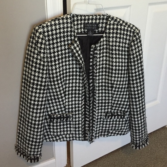 Spenser Jeremy Houndstooth Dress Jacket