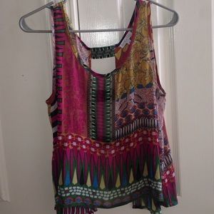 Patrons of Peace open back tank top