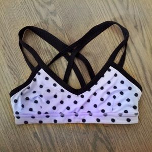 Lululemon Run Bound Bra Light Purple Polka Dots 4