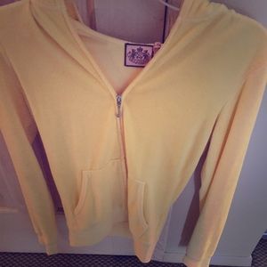 Yellow Terry Juicy Hoodies