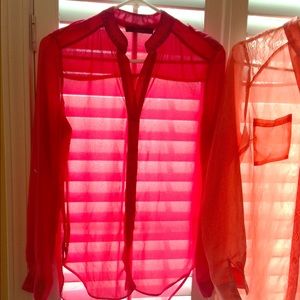 Chiffon Blouses, Medium, like new. Includes ALL 3