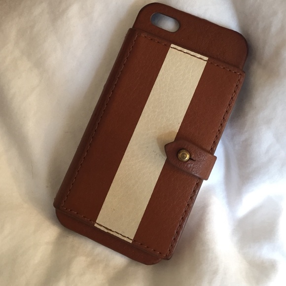 iPhone 5 or 5s leather case with card slots