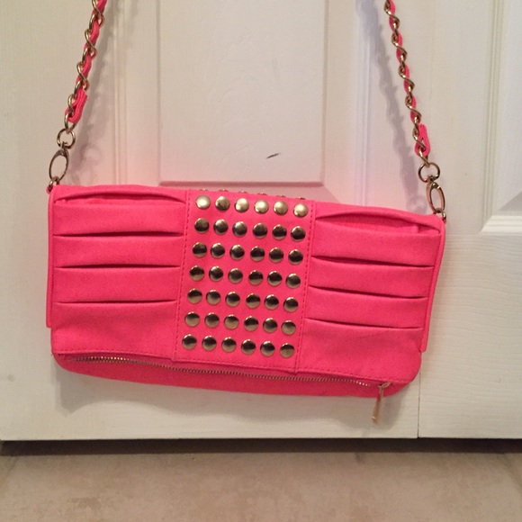 Hot pink purse