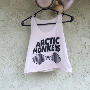 ARCTIC MONKEYS TEE CROP TOP.