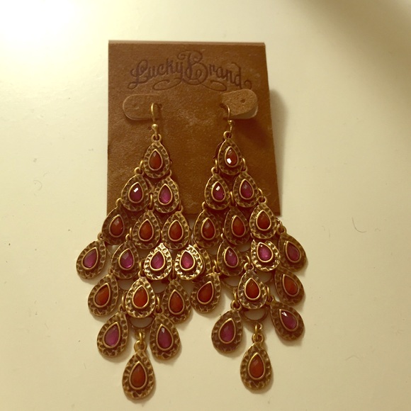 Lucky Brand chandelier earrings