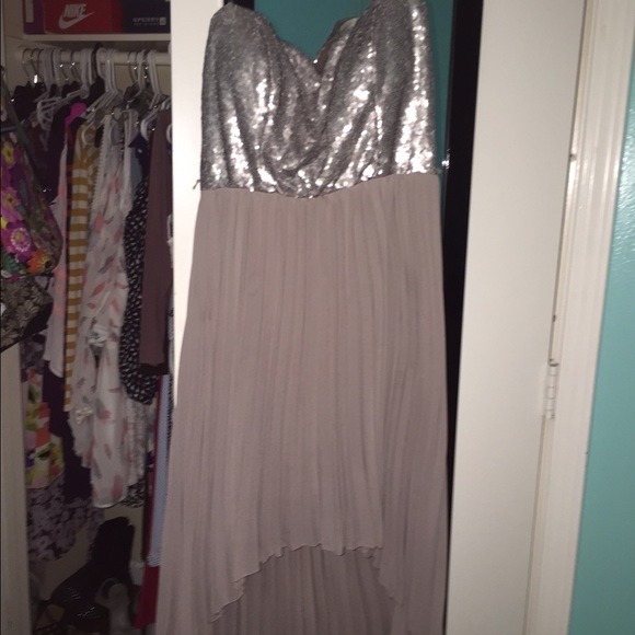 Charlotte Russe Sequin High low dress!🎀