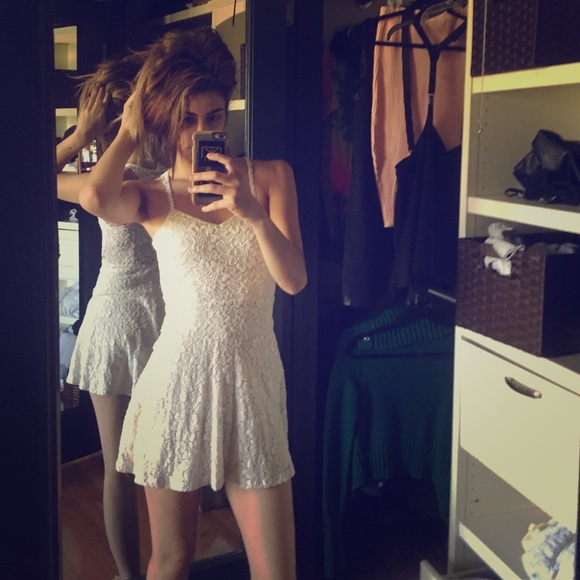 Urban outfitters lace floral dress