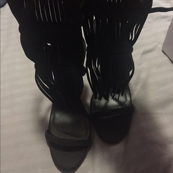Black sexy open toed Heels from nastygal.com - Picture 1 of 3