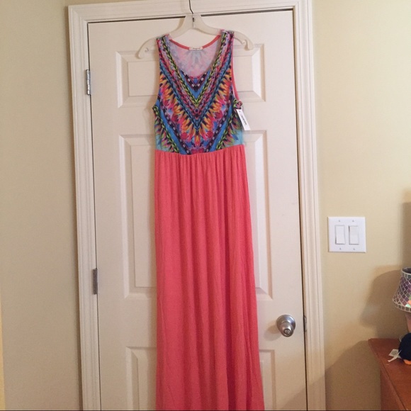 Neon maxi dress - Picture 2 of 3