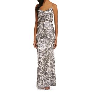 GORGEOUS Blush Sequin Formal Dress