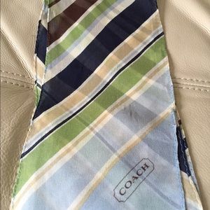 ON HOLD for @jsolesky. Vintage COACH silk scarf