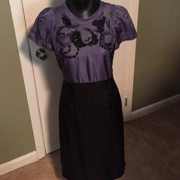 Stunning two-tone dress