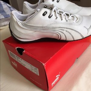 Puma Soleil white sneakers size 6 1/2, fits 7 1/2