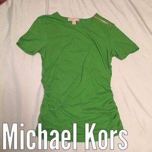 Michael Kors Shirt with Zipper One-Shoulder