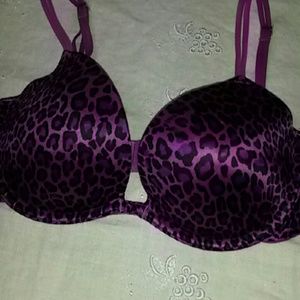 PINK VS Purple Cheetah Bra! 34C