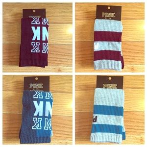 🚫SOLD🚫Bundle of 4 Victoria's Secret PINK Socks!