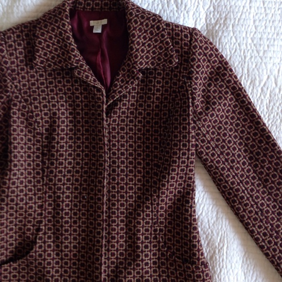 Apt. 9 Long Patterned Coat