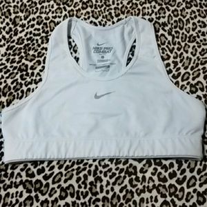 Nike White sports BRA! :)