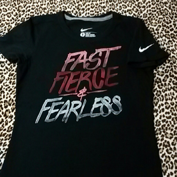 Nike "Fast Fierce & Fearless" T- Shirt