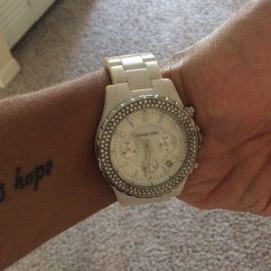 White Michael Kors  watch