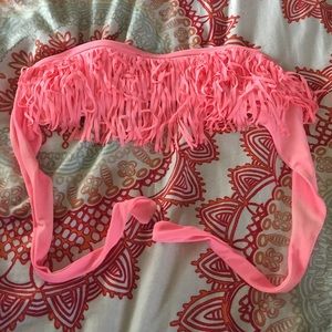 Fringe Bandeau Swim Top 🎀