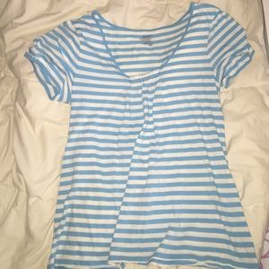 Blue Striped Blouse