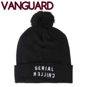 🆕VANGUARD - "SERIAL CHILLER" POM BEANIE