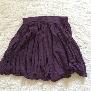 maroon skirt