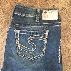 Silver Suki Jeans